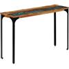 CIADAZ Tavolo Consolle 120x35x76 cm Legno Massello di Recupero,Tavolo Consolle,Tavolo Consolle Ingresso,Tavolo da Consolle Soggiorno Moderno-247323