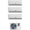Zephir Climatizzatore Trial Split Inverter 9+9+12 Btu A++/A+ Wi-Fi ZTRIOWIFI