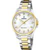 Festina Orologio SOLAR ENERGY SILVER GOLD MADREPERLA Festina Donna