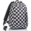 Invicta Zaino Reversibile, Twist Eco-Material, Nero, 2in 1in Fantasia e Tinta Unita, Scuola & Tempo Libero