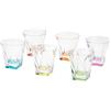 RCR Cristalleria Italiana 6 BICCHIERI FUSION ACQUA - 6 COLORI RCR