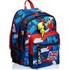 Seven Zaino - Sj Ever - Flag Multicolore, lt32