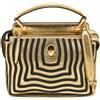 FENDI - Borsa Dotcom two-way piccola 2017 - Donna - pelle di vitello/pelle scamosciata - Taglia unica - Oro