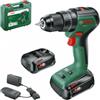 Bosch Hobby UniversalImpact 18V-60 Trapano avvitatore a percussione 18 V Brushless con due batterie