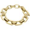 Fossil Bracciale Donna, Bracciale Heritage D-Link a catena in acciaio inossidabile, Oro Giallo
