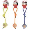 CAMON GIOCO CANE PALLA IN JUTA 7MM COLORATA CON MANIGLIA IN COTONE 50CM A806/U