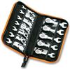 Beta 142C/A12 Set Chiavi Combinate Corte Diritte a Cricchetto in Astuccio, set da 12 Pezzi, Ideali per Bulloni e Dadi