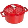 STAUB Casseruola Rotonda, Rosso (Ciliegia), 22 cm