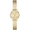 DKNY Orologio Soho da donna a tre sfere in acciaio color oro, NY2883