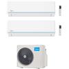 midea Climatizzatore Midea Dual Split Evolution 12000 + 12000 Btu A++ M2OE-18HFN8-Q Inverter R32 Wifi Incluso