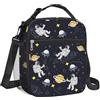Clastyle Borsa Termica Porta Pranzo Bambini Scuola Spazio Borsa Frigo Piccola Ragazzo Ragazza Stella Portatile, Pianeta Astronauta