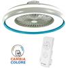 V-TAC VENTILATORE A SOFFITTO CON ILLUMINAZIONE A LED 35W E TELECOMANDO BINCO BLU VT-5022-LED217934