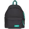 Zaino Eastpak Padded Pak'r Kontrast Stripe Black and Green Nero e Verde 24lt