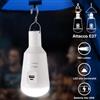 BAKAJI Lampadina a Batteria USB E27 Luce Led Lampada Emergenza Campeggio con Powerbank