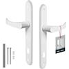KOTARBAU Maniglia per porta 90 mm sinistra destra serratura colorata bianco