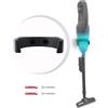 Naturalspring | Supporto da parete per aspirapolvere Makita DCL | Stoccaggio salvaspazio | Kit di montaggio | Presa sicura | Utensile per la pulizia in casa | Elegante e funzionale