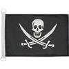 AZ FLAG Bandiera Nautica Pirata Jack Rackham 45x30 cm Anelli Plastica | Uso esterno e nautico bandiera nautica dei pirati resistente alle intemperie con doppie cuciture e bordi rinforzati