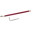 Alnicov Truss Rod Hot Rod regolabile a 2 vie, dado a brugola da 4 mm, lunghezza totale 460 mm, rosso