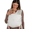 Koala Babycare Fascia neonato porta bebè - Cuddle Band 2.0 Ancora più Resistente - Fascia per neonati in cotone organico testata fino a 15 kg - Facilmente Regolabile e Unisex