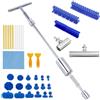 QZQUFJ 34 Pezzi Kit Riparazione Ammaccature Auto, Tirabolli per Carrozzeria, Kit Riparazione Carrozzeria Auto, per Il Frigorifero,la Motocicletta,la Lavatrice, Levabolli Carrozzeria