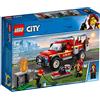 LEGO City Town Fuoristrada dei Vigili del Fuoco con Autopompa e Cannone ad Acqua, Giocattoli per Bambini dai 5 Anni in su, 60231