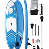 BODIOO Sup Gonfiabile Tavole da Surf Stand Up Paddle Board 305 * 81 * 15 cm di Spessore con Accessori SUP e Borsa per il Trasporto e Pompaggio Rapido per Adulti e Giovani per Paddling Surf Yoga