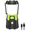 EULOCA Torcia Lanterna LED 3 in 1, Lampada da Campeggio Ricaricabile USB Portatile Impermeabile, CREE LED da Campeggio, Pesca, Trekking, Emergenze Escursioni (4400mAh/1200lm lanterne)