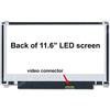 A Plus Screen Schermo di ricambio da 11,6 pollici per notebook ChiMei N116BGE-EB2 Rev.C6 eDP equivalente a LED LCD HD schermo compatibile anche B116XTN02.3 HW: 3A