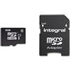 Integral INMSDH8G10-40U1 Ultima Pro Scheda di Memoria Micro SDHC, 8 GB, Nero