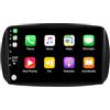 HURUMA 9 Pollici Autoradio Android 12 Doppio Din Per Benz Mercedes Smart 453 Fortwo 2014-2020 Con Senza Fili Carplay GPS Navi AHD Retrocamera Supporta SIM Card Bluetooth Comandi Al Volante (Color : S100 2