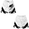westtrend 3D Pantaloncini Fairy Tail Anime Pantaloni Sportivi Casual Larghi Unisex Estivi con Coulisse