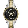 Armani Exchange Orologio multifunzione al quarzo da uomo, cassa in acciaio inossidabile 2t/oro da 42 mm con bracciale in acciaio inossidabile, ax1865