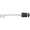 Alberts 863326 Chiavistello a bullone, Nero