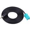 Keenso Adattatore Aux Aux AUX 6 pin a 3.5mm per autoradio Alpha per Espace Rena Laguna Scenic Twingo Modus Master