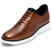 Cole Haan Uomo 2.Zerogrand Laser Wing Oxford, Marrone Chiaro/Avorio, 48 EU