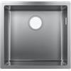 hansgrohe S71 lavello da cucina, 43425800, S719-U400 S71 acciaio inox spazzolato [Lavelli da Cucina > per Base Sottolavello a partire da 50 cm]