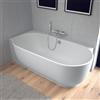 Duravit Luv vasca da bagno ad angolo, con pannello laterale, 700431000000000, Luv bianco opaco [Vasche da Bagno > Vasche da Bagno ad Angolo]
