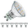 EACLL GU10 LED 3000K Bianco Caldo 5 W Sostituisce Lampadina Alogena da 75 W, Confezione da 6. Lampadine da 585 Lumen, Faretto AC 230 V Senza Sfarfallio, Lampada con Riflettore Non Dimmerabile