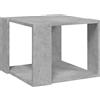 vidaXL Tavolino da Salotto Grigio Cemento 40x40x30cm Legno Multistrato