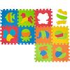 Teorema Giocattoli Teorema 72475 - Tappeto Puzzle con Animali, colori assortiti, 9 pezzi