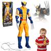 YISKY Wolverine Figure, Wolverine Action Figure 30 cm, Wolverine Model Toy, Titan Hero Serie Wolverine, Figura Wolverine Legends Series, Carnage Anime Action in Personaggi, Grande giocattolo per bambini
