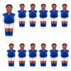 POFET 12pcs Table Soccer Football Man Guy Player - Foosball Accessories - Perfect for Players Tournament Replacement Parts Blue