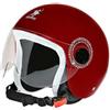 Scotland Casco Demi Jet da Bambino, Rosso, Taglia M