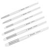 Kssvzz Set Pennelli Pittura, 6 Dimensioni Pennelli Modellismo, Pennelli Miniature per Dettagli Fini, Drybrush Pennelli per Dipingere Professionali