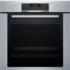 Bosch PRONTA CONSEGNA - SPEDIZIONE IMMEDIATA Forno da Incasso Multifunzione Elettrico 60 cm Pirolitico Acciaio Inox Serie 4 Bosch Serie 4 HBA372BS0