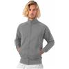 JHK Felpa con zip Grigio Melange JHK