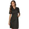 ISACCO Camice Monastir Nero 65% Poliestere 35% Cotone ISACCO 007601