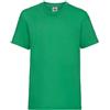 FRUIT OF THE LOOM T-shirt Valueweight Bambino Verde Prato