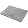 Ceramica azzurra Piatto doccia 70X90 h.4 in ceramica grigio Pietraceramica di Ceramica Azzurra