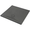 Ceramica azzurra Piatto doccia 90x90 h.4 in ceramica nero Pietraceramica di Ceramica Azzurra